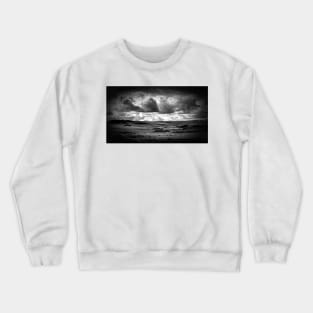 On the Scottish Plains Black and White Crewneck Sweatshirt